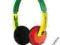 Słuchawki marki SkullCandy Up Rock Rasta