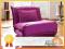 Youpi Fotel fiolet Rozkładany SOFA nowoczesny LILA