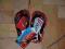 Klapki japonki dziecięce DISNEY CARS czerwone r 26