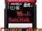 Sandisk SDHC Extreme 16GB - 45MB/s Full HD 3D