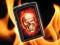 SPECJALNA Zippo 28307 BURNING SKULL BLACK MATTE !!