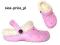 nice-price_pl *B10* KLAPKI OCIEPLANE różowe 33