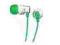 SŁUCHAWKI DOUSZNE MEMOREX EAR BUD CB25 GREEN TIPS