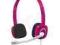 SŁUCHAWKI LOGITECH Stereo Headset H150 Cranberry