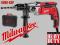 MILWAUKEE wiertarka udarowa PD2E 22R 850W 2biegi