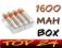 4 x 1600mAh R3 AAA * MOCNE AKUMULATORKI + BOX