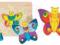 Puzzle - Motylek - zabawka drewniana  SKLEP WAWA