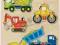 Puzzle Maszyny zabawka drewniana  SKLEP WAWA