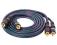 KABEL 2XRCA/2XRCA GOLD+ŻYŁA STERUJĄCA 5mb CAR