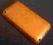 Pokrowiec Etui PTU kółka iPod 4 Touch 4G pomarańcz