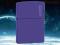 $$$ ZAPALNICZKA ZIPPO 237ZL PURPLE MATTE N LOGO $$