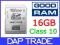 16GB KARTA SD HC GOODRAM CLASS 10 16 GB SDHC KLASA