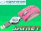 ESPERANZA mysz USB do laptopa zwijana NEON PINK