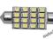 XXX  Żarówka LED rurkowa 42mm 16 SMD CAN BUS TANIO