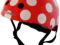 Kask Kiddimoto - Białe  Kropeczki Wonder Toy