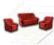 ŁADNY CIEKAWY KOMPLET SOFA + DWA FOTELE SUPER CENA