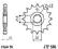 IR ZEBATKA przednia 17 YAMAHA FZX750 FZX 750 88-97