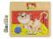 Drewniane Puzzle KOT 12 elementów /4103/