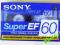 KASETA MAGNETOFONOWA SONY EF-60 NOWA-FOLIA