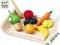 Plan Toys Zestaw warzyw i owoców na tacy