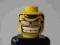 3626bpb119 Yellow Minifig, Head Glasses