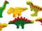 Drewniane dinozaury 3 +