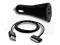 PURO Car Charger ładowarka USB + kabel (czarny)
