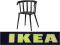 Ikea IKEA PS 2012 Krzesło z podłokietnikami, czarn