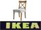 Ikea ingolf Krzesło z poduszką, bejca patynowa