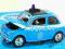 FIAT NUOVA 500 POLIZIA MODEL 1:24 WELLY KOLEKCJA