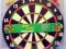 GRA RZUTKI TARCZA 38cm+ 6 RZUTEK metal