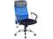 Fotel biurowy VIRE niebieski tkanina membr. siatka