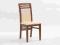 Krzesło drewniane SYLWEK 4 czereśnia drewno eskóra