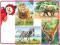 PUZZLE WILD ANIMALS  4 x PUZZLE CASTOR (B-04072)