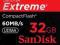 ** NOWA SANDISK Extreme CompactFlash 32GB SZYBKA