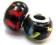 Lampwork Czarny Multikolor