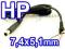 Kabel wtyk KOŃCÓWKA DO ZASILACZA HP 7,4x5,1mm