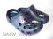 Croksy Klapki NAVY American*roz.36*wkł.22