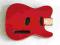 Korpus typ TELE - Transparent Red (jesion)