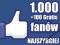 1000 +100 FANÓW FACEBOOK w 48h PROMOCJA - OD FIRMY