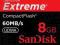 SanDisk Extreme Compact Flash 8GB 60 MB/s