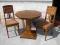 Stolik + 2 krzesła dębowe