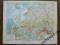EUROPA stara mapa fizyczna 1894 r.