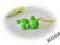 Słuchawki- kształt głowy Myszki Miki- zielone