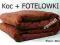 Narzuta + fotelówki 160x210 + 2x 70x160 KOCE Koc