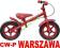 Rowerek biegowy 12 cali BALANCE z hamulcem (red)