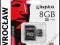 ORYGINAŁ KINGSTON micro SDHC 8 GB class 4 +ADAPTER