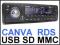 CANVA N 7601 MP3 WMA USB SD RDS PANEL 4X60W [B256