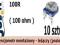 Potencjometr motażowy 100R _ 100 ohm _ 10szt