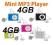 4GB MP3 Z KLIPSEM 5 KOLORÓW PAMIĘC